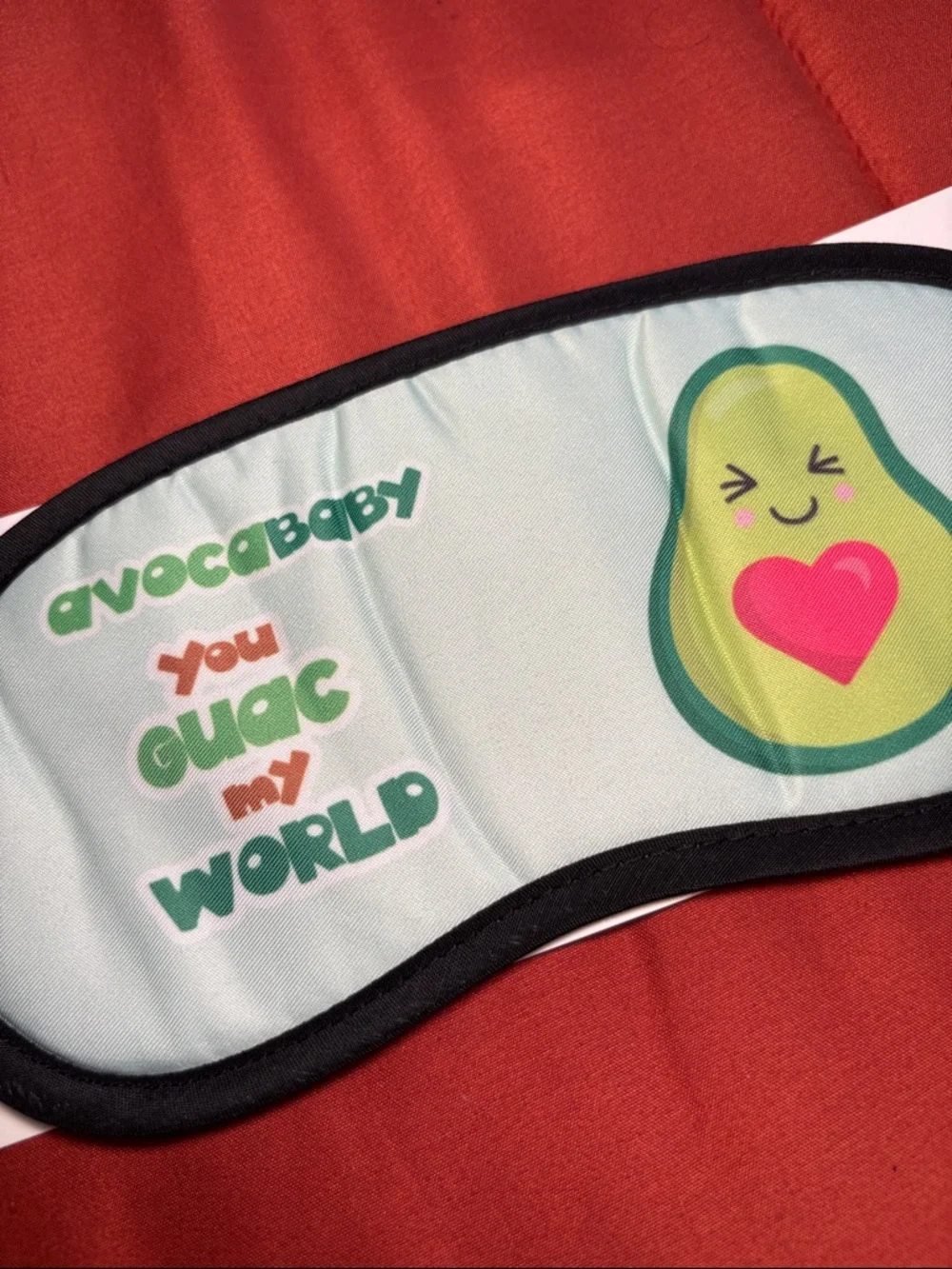 🥳Sale🥳 You Guac My World Avocado Sleep Mask - Light Green